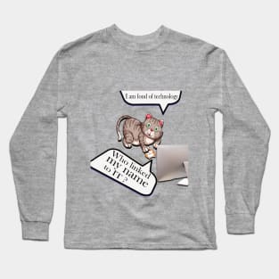 Technology and animals Long Sleeve T-Shirt